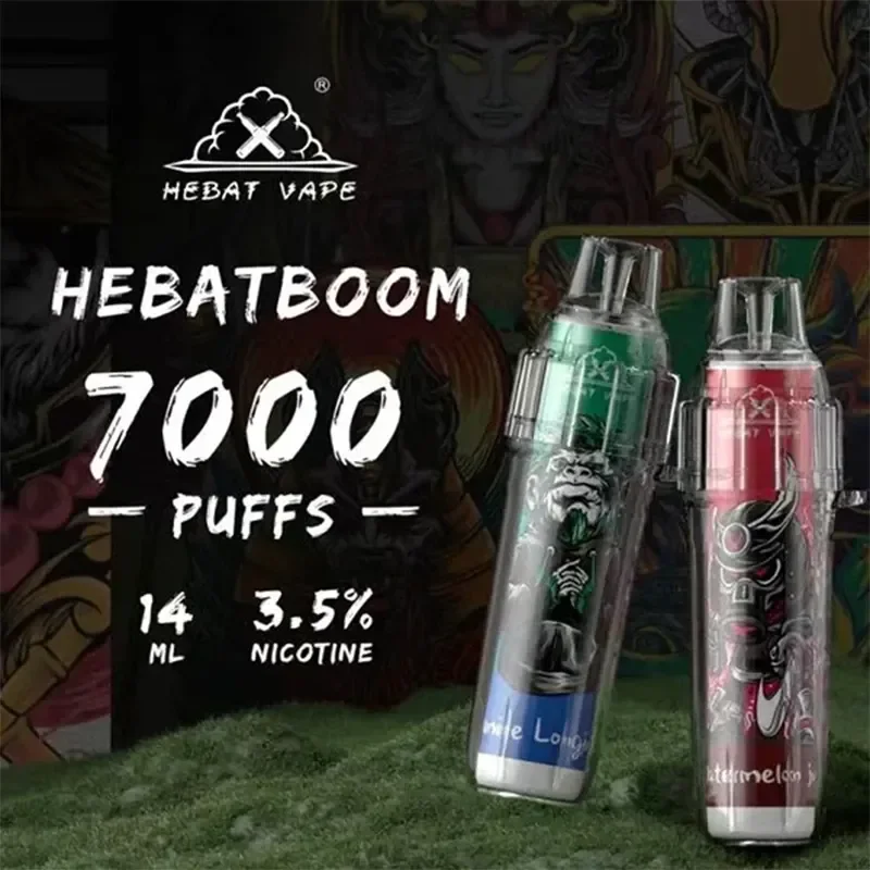 HEBAT 喜貝 7000 口一次性電子煙|長效續航.免注油便捷首選 | 台灣現貨