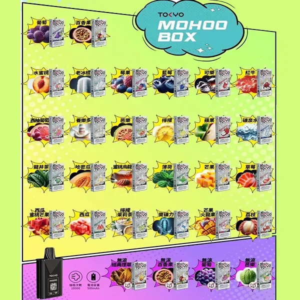 東京魔盒 Mohoo 電子煙煙彈|多款人氣口味|12ml 大容量|10000口體驗|專用 Mohoo 主機:圖片 2